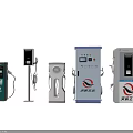 Industrial Equipment Electric Vehicle Charging Stations with Various Models and High Performance
