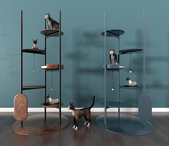 Modern Cat Climbing Frame Cat Climbing Frame Combination 3d model