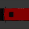Red and Black Stirling Food Truck Mobile Catering Vehicle With Logo