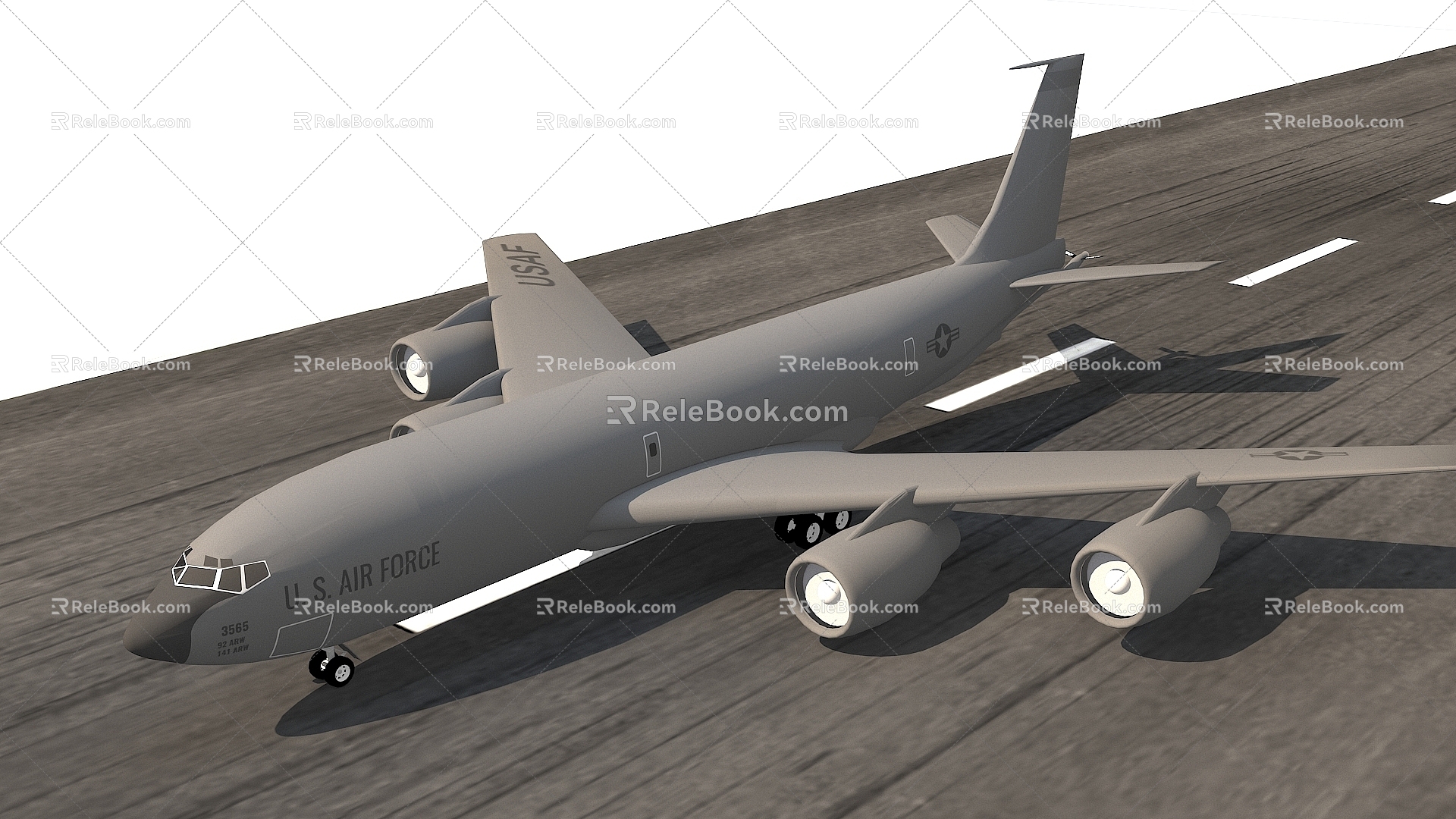 KC135 Air Tanker Tanker US Air Tanker KC135 KC135 3d model