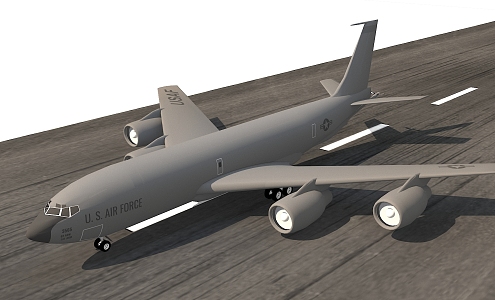 KC135 Air Tanker US Air Tanker KC135 3d model