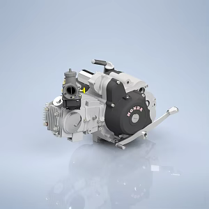 honda engine 3d model