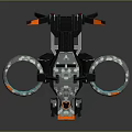 Modern Spaceship Spacecraft 3d model