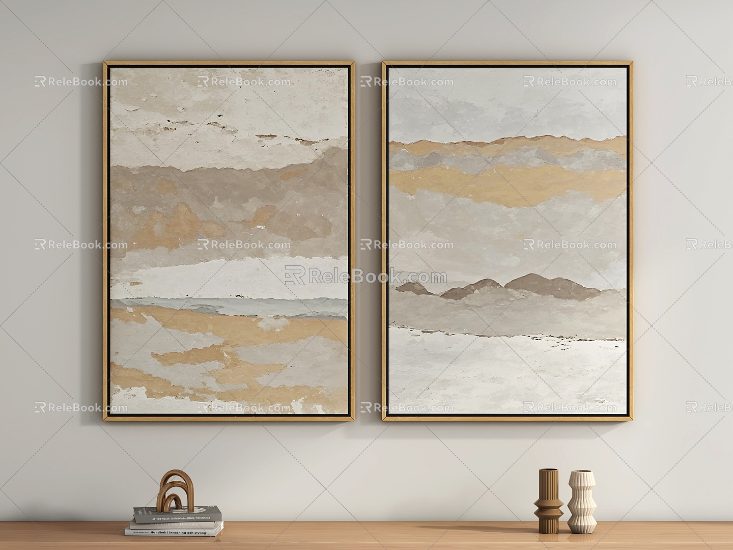 Quiet Decorative Paintings 3d model