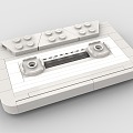 Lego toy building blocks tape recorder 3d model