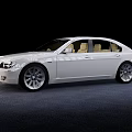 White Luxury Sedan With Beige Interior And Sleek Alloy Wheels Design