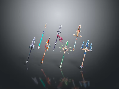 Scepter Ancient Scepter Cane Ancient Scepter Magic Scepter Metal Scepter Classical Scepter Magic Scepter 3d model