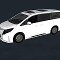 White Modern MPV Featuring Sleek Body Design Alloy Wheels And Front Grille