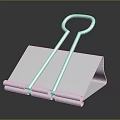 Silver Metal Paperclip As Practical Daily Office Supplies With Smooth Surface Design