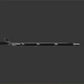 Crossed Decorative Swords With Metal Scabbard And Shiny Blades On Dark Background