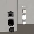 Minotli Kitchen Appliances With Rice Cooker Pressure Cooker And White Small Devices