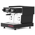 La Marzocco Espresso Machine With Stainless Steel Body Control Knobs And Pressure Gauges