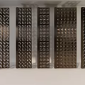 New Chinese-style screen partition 3d model