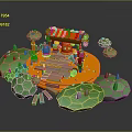 Game Environment Game Scene Fairy Tale Scene Fairy Tale Magic Scene Magic Item Fantasy Scene 3d model