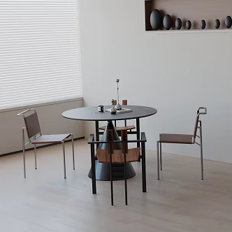 Modern table combination 3d model