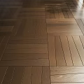 Natural Wooden Flooring Planks With Clear Grain And Warm Color Tones