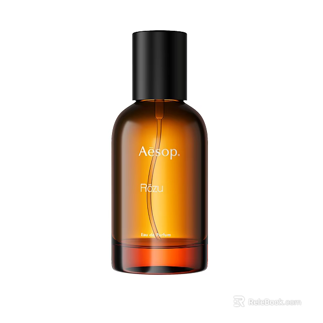 Aesop Firma Facial Serum In Amber Glass Bottle With Black Cap 3d model 
