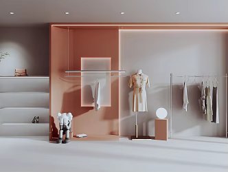 Modern Clothing Store Clothing Store Women's Clothing Store 3d model