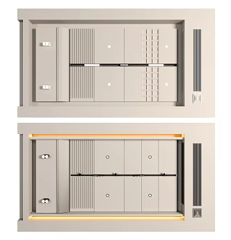 suspended ceiling 3d model