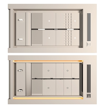 suspended ceiling 3d model