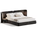 Modern Luxury Upholstered Double Bed With Multiple Color Options For Cozy Stylish Bedroom Home Decor