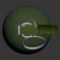 mine bomb mine naval mine suspended mine underwater mine military item military equipment 3d model