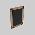 Vintage Wooden Frame Mirror Reflecting Living Room Furniture And Decor