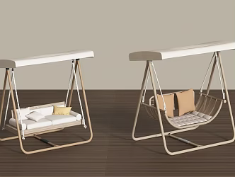 Outdoor swing chair 3d model