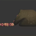 Fresh Red and Yellow Apples Spilling From Tilted Clay Jar on Dark Surface