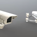 Projection Monitoring Security Cameras With Weatherproof Housing And Adjustable Mounts For Surveillance