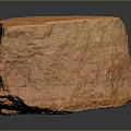 Natural Wood Stone With Orange Color And Rough Surface Texture Details
