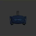 Modern Blue VR Headset With Ergonomic Design For Computer Virtual Reality Live Experience