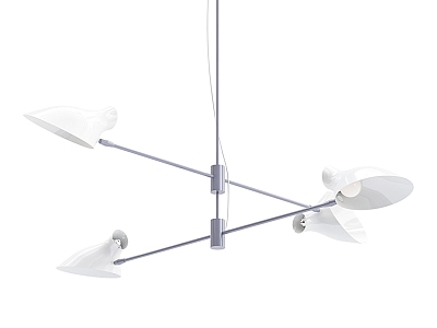 Modern chandelier 3d model