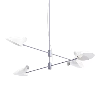 Modern chandelier 3d model