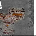 Various Damaged Architectural Construction Components With Brick Wall Fragments And Concrete Textures