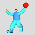 Characters Cartoon Game Characters 3d model