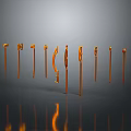 Cold weapons Sword Axe Hook Fork Spear Trident Melee Weapon Military 3d model