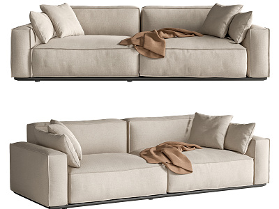 Modern double sofa model