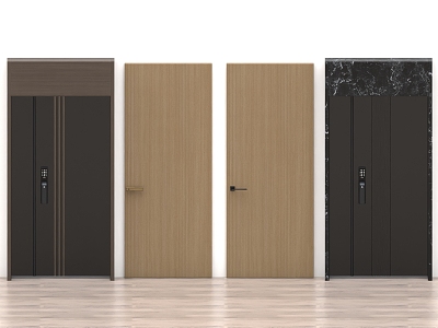 Door Wooden Door Bedroom Door Meeting Room Door Office Door Double Door Glass Door Security Door Living Room Door 3d model