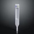 White Rapid Detection Test Stick With Purple Green Indicator For Medical Testing
