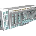 Modern Industrial Factory Building Exterior With Large Glass Windows And Multi Storey Structure Design