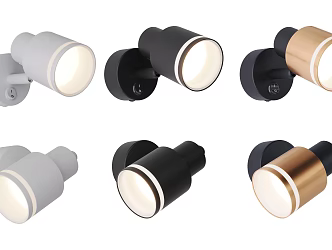 Spotlight Wall Lamp 3d model