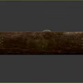 Ornate Metal Sword In Wooden Box With Red And Blue Lining And Decorative Hilt