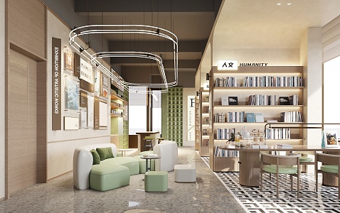 Bookstore 3d model