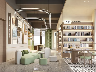 Bookstore 3d model