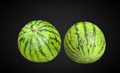 Watermelon Scanning Watermelon Realistic Watermelon Fruit 3d model