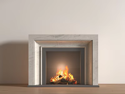 Modern Fireplace Modern Fireplace Stove 3d model