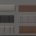 Modern Upholstered Headboards In Multiple Styles And Various Colors With Striped And Paneled Designs