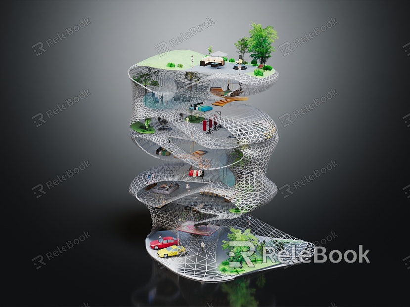 Modern Architecture Science Fiction Architecture Future City Future Architecture model