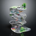 Modern Architecture Science Fiction Architecture Future City Future Architecture 3d model